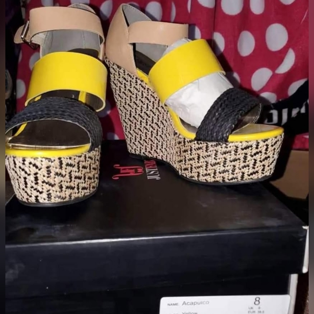 JustFab Wedge Sandals